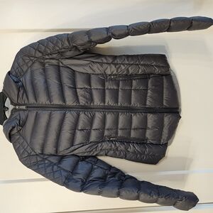 BCBGeneration Gray Packable Down Jacket